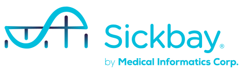 Sickbay by MIC logo - Horizontal - Gradient - Blue - MIC